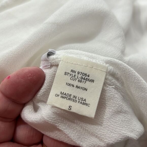 Lanston REVOLVE white tunic L-946 size small NWT - Picture 13 of 14